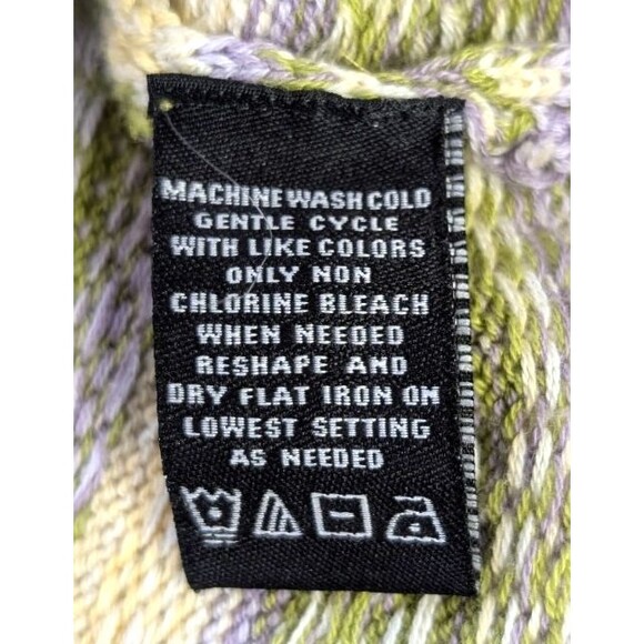 Norton Mcnaughton Women XL Scandanavian Print Ski Sweater Cotton Blend Bohemian - Picture 4 of 15